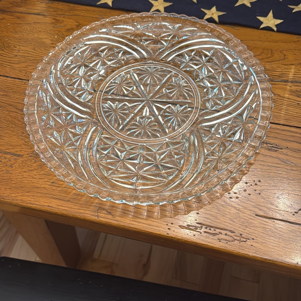 Elegant Glass Serving Platter